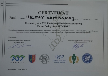 Forum Praktyków - SKOLIOZY 2017