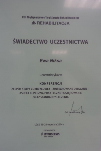 Zespol stopy cukrzycowej 2014