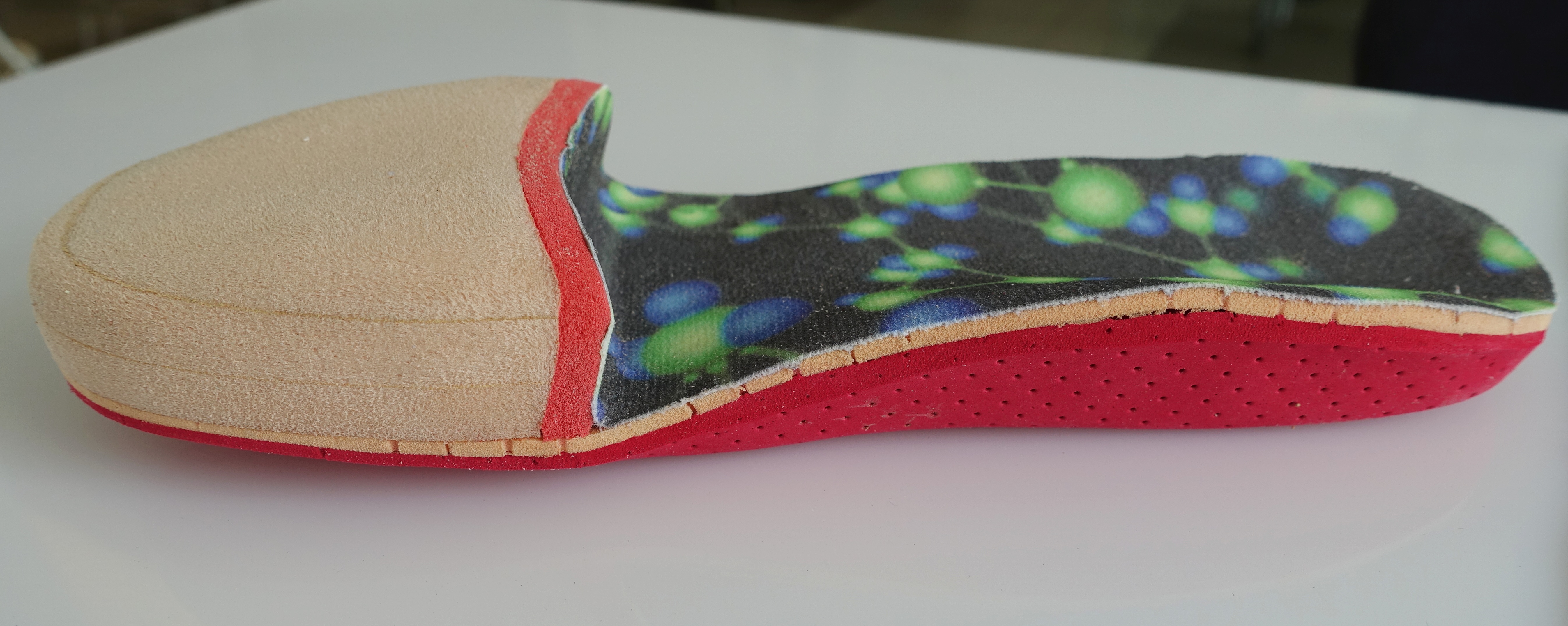 Protezowa wkładka do buta uzupełniająca stopę - amputacja Sharpa-Jaegera, Lisfranca, Choparta